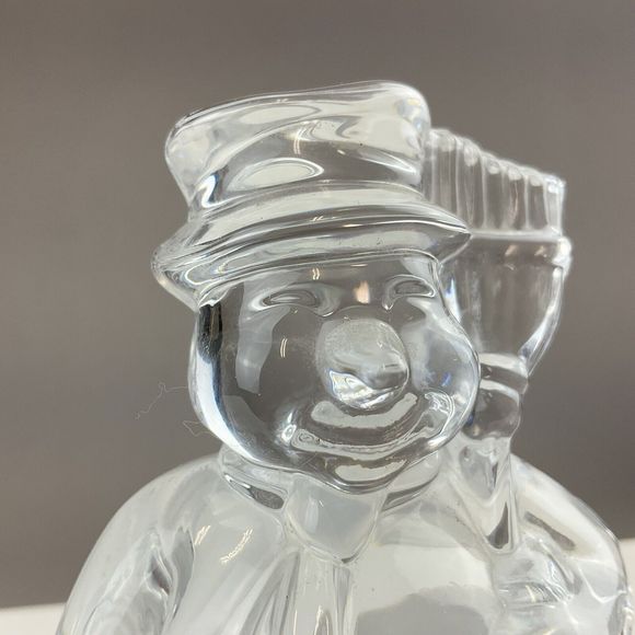 Vintage Cristal D'Arques Snowman Figurine Lead Crystal France - Picture 8 of 10